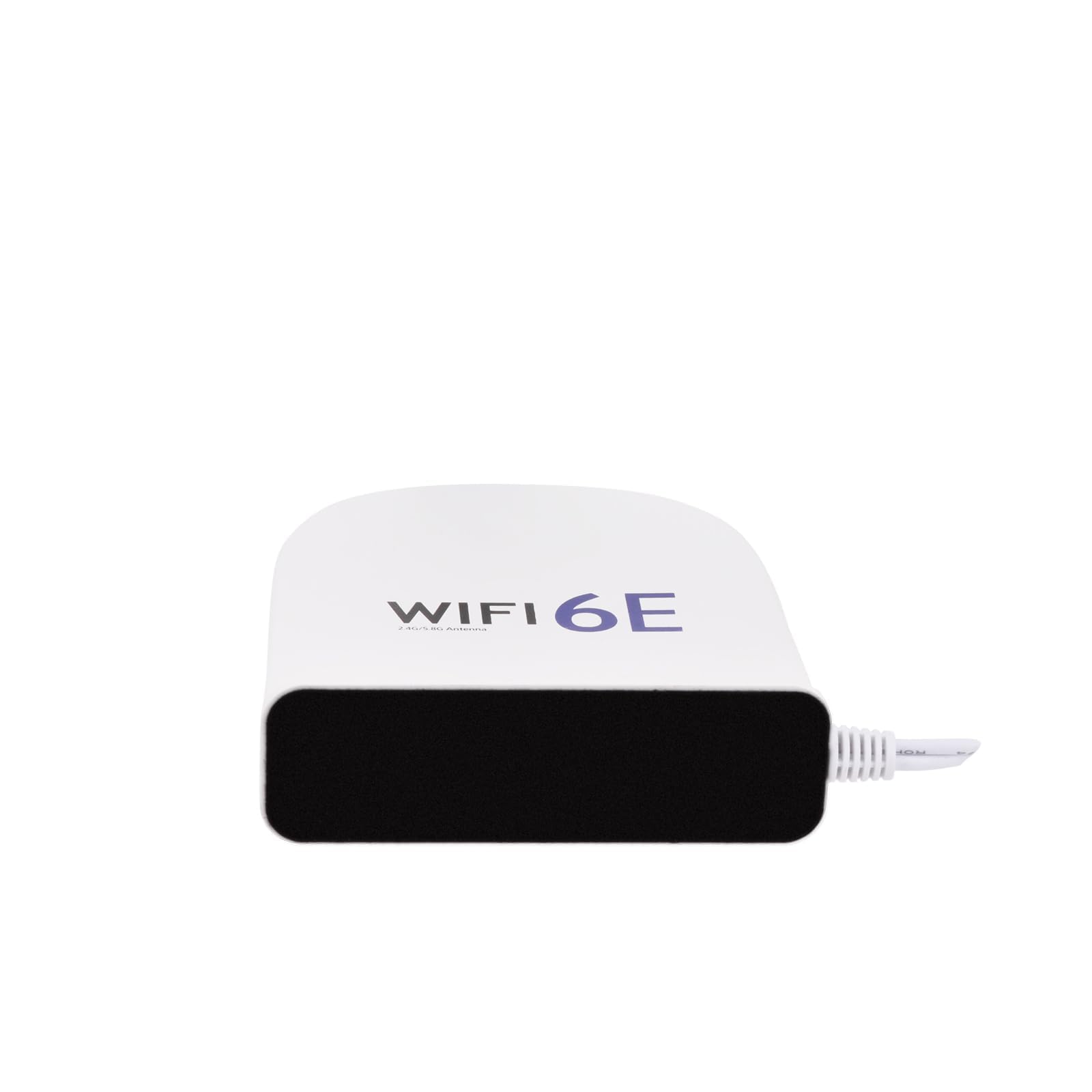 Bingfu Antenne WiFi 6E tri-bande 2,4 GHz 5 GHz 6 GHz MIMO RP-SMA mâle Base magnétique 8 dBi Antenne blanche avec câble de 2 m pour routeur WiFi, carte réseau sans fil, PC, carte mère PCI PCIe, caméra