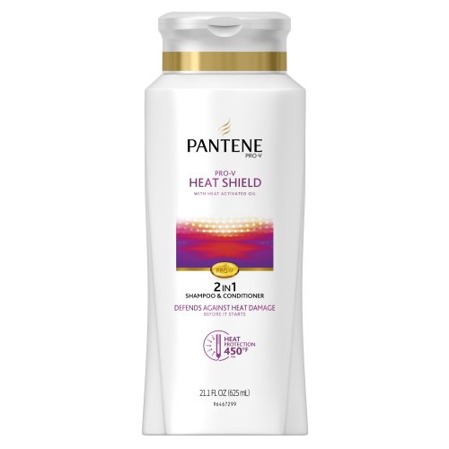 Pantene Pro-V Heat Shield 2in1 Shampoo + Conditioner, 21.1 Fl Oz, 21.100-Fluid Ounce