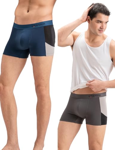 Image of DAMENSCH Men's Regular Fit Printed Trunks Underwear | Supima, Modal Fabric, Anti-Bacterial and Microfibre Waistband