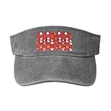regalo di natale stampa pupazzo di neve berretto da baseball all'aperto chiusura fibbia regolabile classico moda casual sport cappello, grigio, taglia unica
