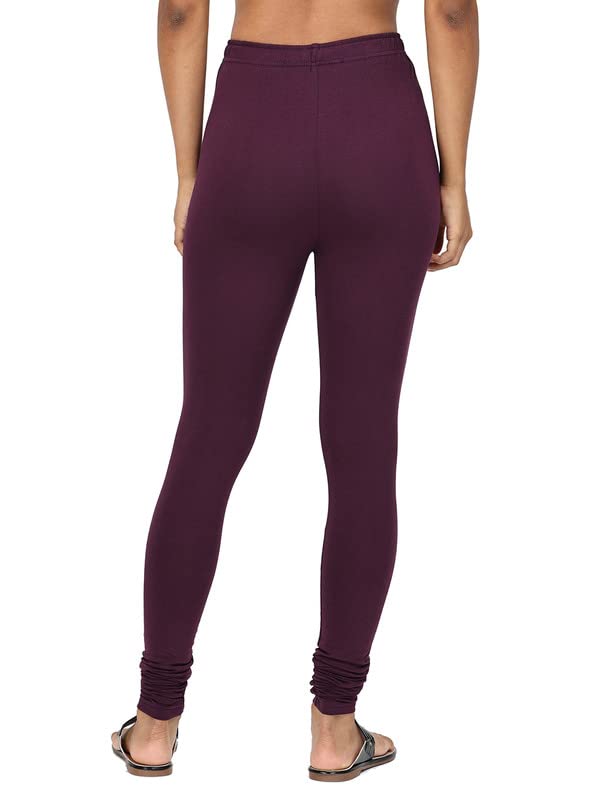 Image of Robinbosky Cotton Churidhar Leggings for Women - Stylish, Stretchable & Flattering Fit for All-Day Comfort