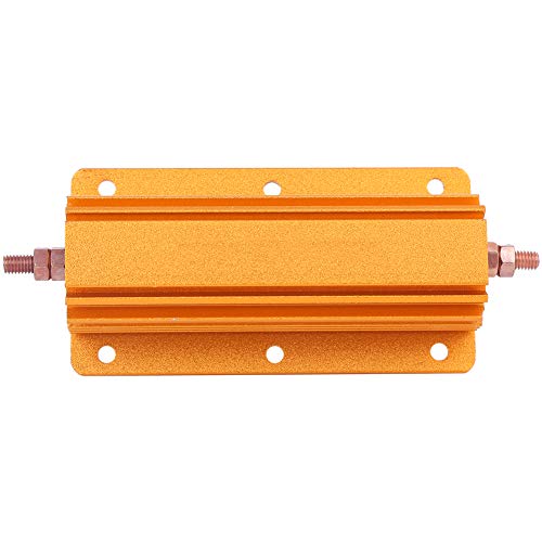 Resistor 200W 1Ohm RX24 Aluminum Case Resistor for Power Supply Sensor, Wirewound Resistors
