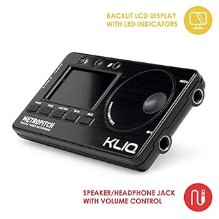 KLIQ MetroPitch Accordeur métronome pour tous les instruments avec guitare, basse, violon, ukulélé et modes d’accordage chromatique Générateur de tonalité Pochette de transport incluse Noir - Les Beatles, Paul McCartney, John Lennon, RIngo Starr, George Harrison KLIQ MetroPitch Accordeur métronome pour tous les instruments avec guitare, basse, violon, ukulélé et modes d'accordage chromatique Générateur de tonalité Pochette de transport incluse Noir – Image 2
