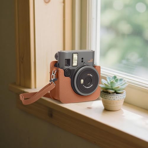 Estuche cámara PU para Instax Mini 41, marrón miniatura 5
