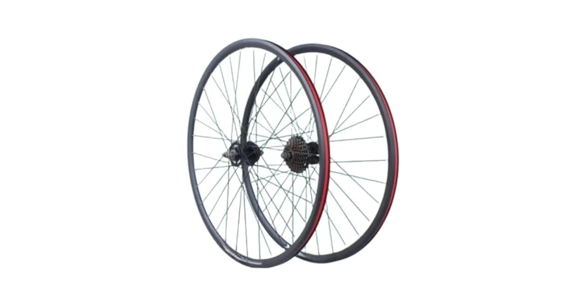 FiR 自転車ホイール シマノハブ付き Wheel ホイール 前後セット 車輪 26インチ H/E (559) 8/9/10段用