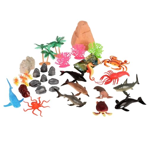 Dinosaures miniatures et figurines animaux de la ferme pour bac à sable