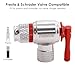 Thinvik CO2 Bike Tire inflator Pump-Compatible with Presta & Schrader Valve Insulated Sleeve. Portable Bicycle Tools CO2 Tires Inflator Kits for Road and Mountain Bikes- CO2 Cartridges NOT Included