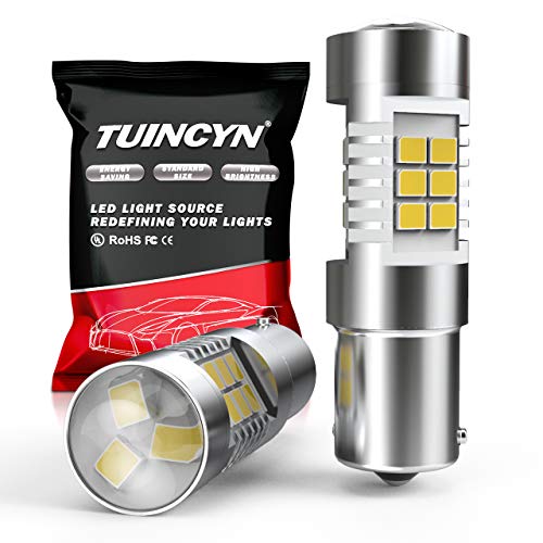 Tuincyn Bau15S Led Light Bulbs White 7507 Py21W 12496 5009 7507Ast Brake Light Turn Signals Light Bulb Backup Reverse Lights Tail Lights Reverse Light Dc 12V (Pack Of 2) #TOP22