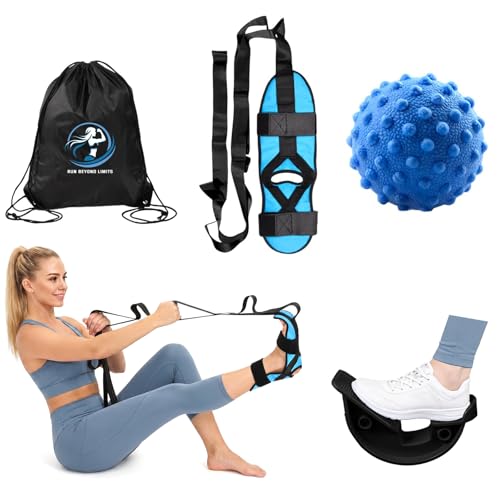 Foot Rocker with Yoga Stretching Strap