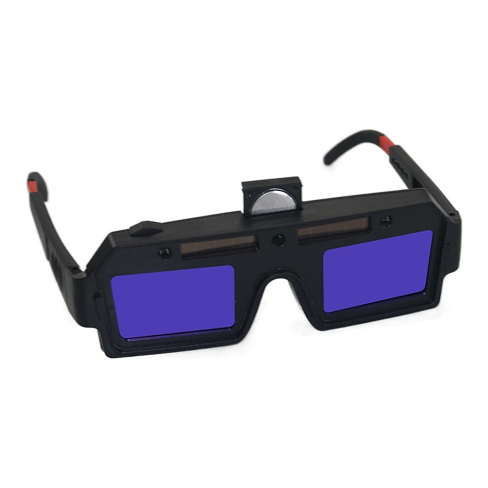 Littimoon Auto-Dimming Welding Goggles with Replaceable Lithium Battery Welding Glasses for TIG MIG Arc Plasma Cutting A