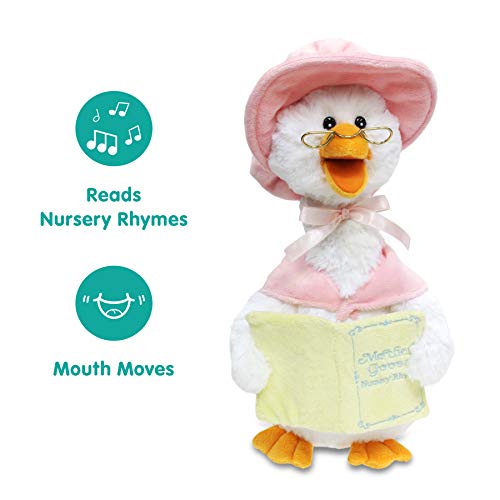 image for Cuddle Barn Mother Goose Animated Talking Musical Plush Toy, 14