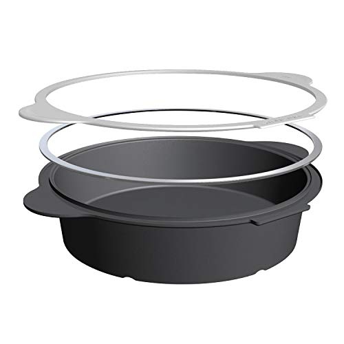 Trudeau Structure Silicone Pro Round Cake Pan (Black/Gray) #TOP2