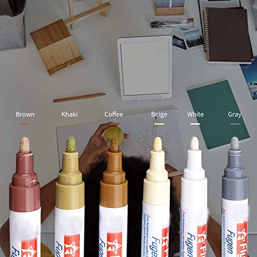 7 Pieces Grout Pen Home Tile Grout Wall Pen Restorer Pen Repair Marker For Restoring Tile Wall Floor Bathrooms And Kitchen(Multicolor,7 Pieces) #TOP2