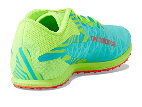New Balance Men's XC Seven V4 Running Shoe, Pixel Green/Cyber Jade, 12