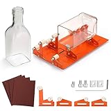 Bottle Cutter, FIXM Aktualisierte Flaschenschneider für verschiedener Größen & Formen wie Runde, Rechteckige, Ovale Flasche & Flaschenhals mit Extra Stütze für DIY Kreationen