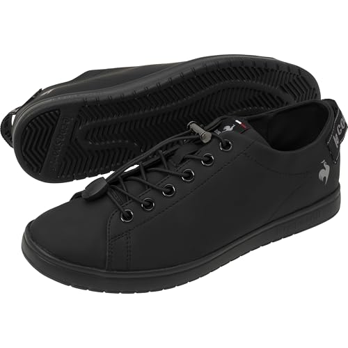 [ルコックスポルティフ] スニーカー LAアルマTプラスR 薄底 トラベル&レイン 旅行 雨 消臭 軽量 防水 ローカット BKGY(LU5SRS05LZ) 23.0 cmのサムネイル