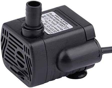 Aquarium Water Pumps,driew Mini Submersible Water Pump, DC 5.5-12V 5V 9V 12V Brushless Waterproof Pumps for Pond Aquarium with 4.5 Feet Cord, 200L/H