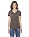 American Apparel Women's Tri-Blend Short Sleeve Women's's Track T-Shirt Size L
