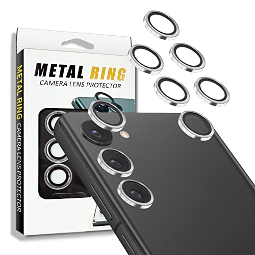 GOBUKEE [3+3 Stück] Kompatibel für Samsung Galaxy S23/S23 Plus Kameraschutz Kratzfest, 9H Härte, Kamera Panzerglas, HD Klar, Blasenfrei, Linse Schutzfolie für Samsung Galaxy S23/S23 Plus [Silver] Cover