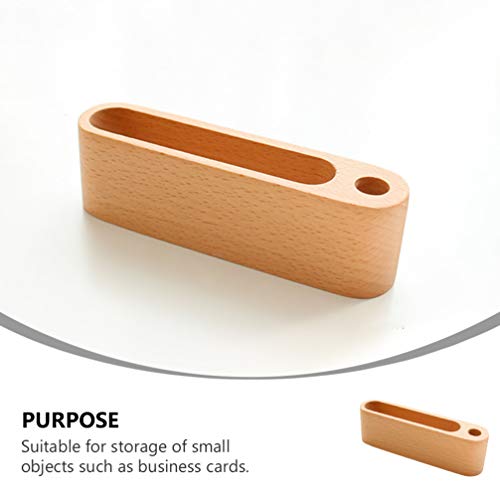 Suporte de mesa de negócios Cabilock de madeira com nome e suporte para mesa de negócios, suporte pa