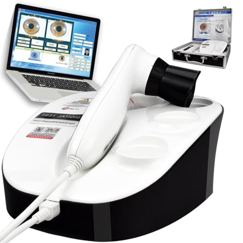 Iriscope 8MP Iridology Camera - HD Iris Analyzer with 30X Adjustable Lens, Pro Iris Software, USB Eye Health Diagnostic Tool for Accurate Iris Analysis