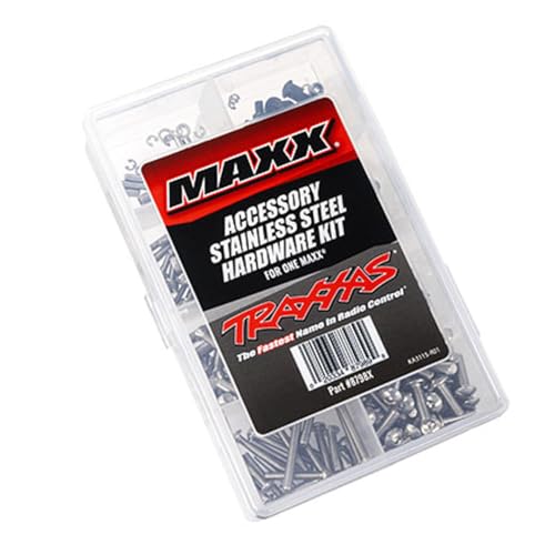 Kit de visseries complet Traxxas en acier inoxydable haut de gamme pour Maxx 8798X