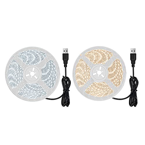Tira LED Flexible Ausuky 4m Luz Blanca USB 5V miniatura 2
