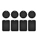 Metal Plates for Magnetic Car Mount,Nekteck Replacement Metal Plates with Strong Adhesive for Magnetic Air Vent Phone Car Mount Holder,GPS Holder, 4 Rectangulars and 4 Rounds, 8 Pack, Black