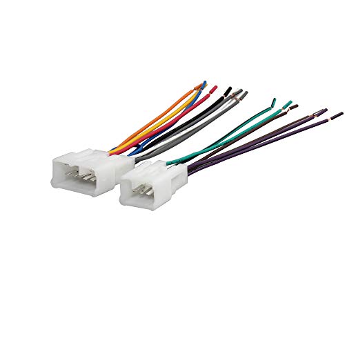 RED WOLF Aftermarket Stereo Radio Wiring Harness Install Connector for Toyota 4Runner Camry