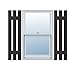 Ekena Millwork LS3C12X02700MS Custom Three Board Spaced (2 Batten), Board-n-BattenShutter (Per Pair)12"W x 27"HMusket Brown
