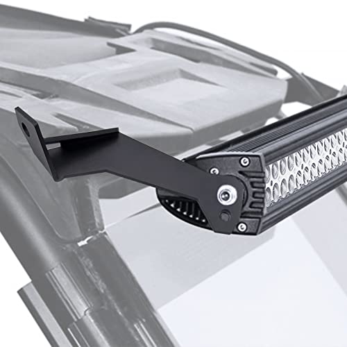 30 Inch 180W Led Curved Light Bar Below Roof Mount Bracket & 4 Inch 18W Led Light Pods A-Pillar Mount Bracket W/Wiring Kit Compitable With Polaris 2014-2020 Rzr Xp 1000 & 2016-2020 Rzr 900 #TOP1