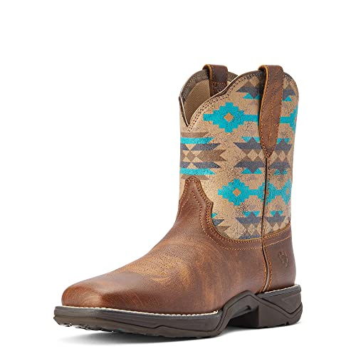 Ariat Women's Anthem Savanna Western Boot, Dry Taupe, 8.5