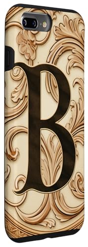 Image of iPhone 7 Plus /8 Plus Boho Chic Floral Wreath Latter M Cute Pastel Case