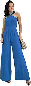 Macacão Feminino Longo Pantalona Alfaiataria Acinturado Duna Linha Premium Luxo
