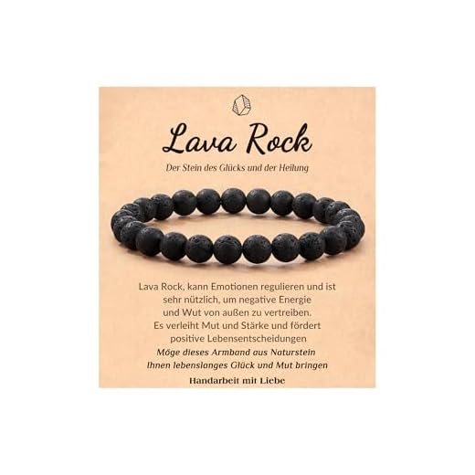 Geschenke für Männer Armband, Geburtstagsgeschenk Valentinstag Geschenke für Männer Herren Lavastein Armband Ich Liebe Dich Geschenk für Junge Herren Geburtstag Weihnachten