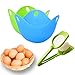Produktbild Taktik Egg Slicer Edelstahl Egg Cutter Allzweckschneider 2er Pack Silikon Egg Poacher Cups