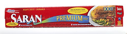 Saran Premium Plastic Wrap, 100 Sq Ft #TOP2
