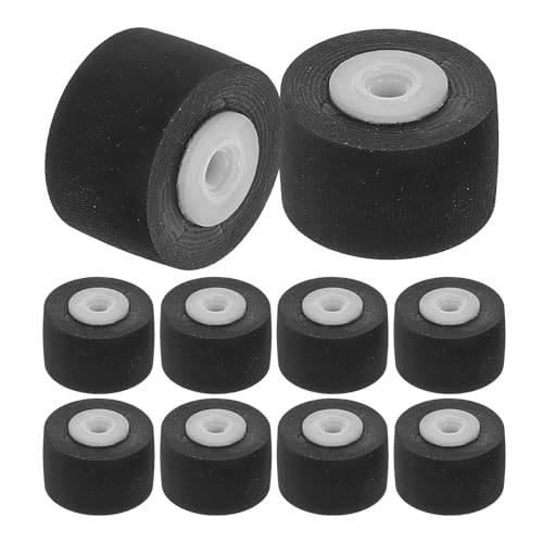 Kisangel 10 pièces Poulie Presseur Caoutchouc pour Enregistreur Vidéo Plastique avec Roulement Stable Accessoire Compatible Magnétophone Cassette et Amplificateur Installation Rapide et