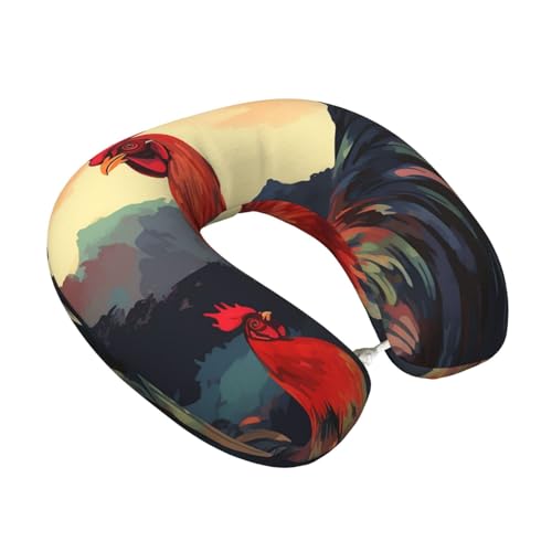 Almohada U cuello espuma viscoelástica 30 cm miniatura 2