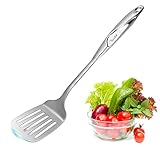 BAERFO High-grade Stainless Steel Slotted Spatula,Cooking Slotted Turner for Kitchen 1-Pcs (13.5 inch)