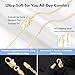 Jewlpire 14K Plated Gold Chain Necklace for Women, 2MM Rope Chain Gold Chain for Women Classic & Sturdy Women's Chain Necklaces, Gold Chain 20 Inch