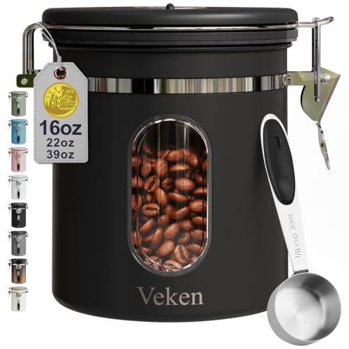 Veken Coffee Canister with Window