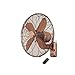 N / A Ventilador de Pared, Metal, 3 velocidades, Motor de Cobre con Control Remoto, súper silencioso, Ventilador de Pared Comercial(Size:60cm / 23.6in)