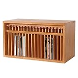 【Dimensions idéales】Notre organiseur de boîtiers CD mesure 40 x 19 x 22,5 cm. Le bouton-poussoir sur le dessus permet aux boîtiers de CD de s'éjecter facilement. Aucune installation requise, vous pouvez donc le déplacer librement.