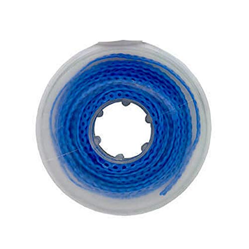 Bomaoer Cadena elástica de ortodoncia para brackets, carrete de cadena de potencia continua, 10 tamaños (azul oscuro)