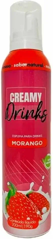 Spray de Espuma de Morango para Drinks – Ideal para Gin Tônica e Caipirinhas – Finalização Cremosa com Sabor Frutado para Coquetéis, Bebidas e Sobremesas