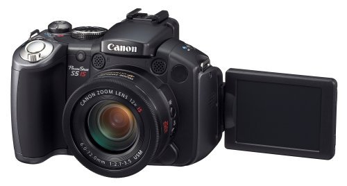 canon powershot pro series s5 is 8 0mp digital camera with 12x optical image stabilized zoom old model