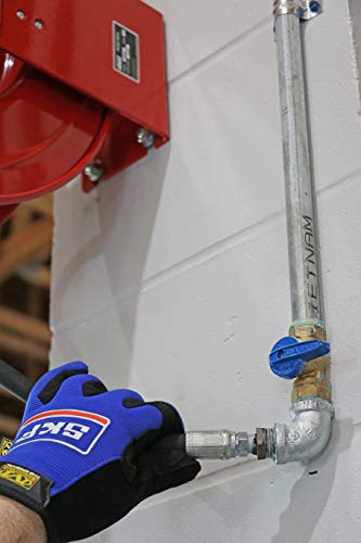 Lincoln 83753 Value Series Air And Water 50 Foot X 3/8 Inch Retractable Hose Reel, 1/4 Inch Npt Fitting, Slotted Mounting Base, 5-Position Adjustable Outlet Arm #TOP7