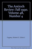 The Antioch Review: Fall 1990. Volume 48, Number 4 B004YLPD7Q Book Cover