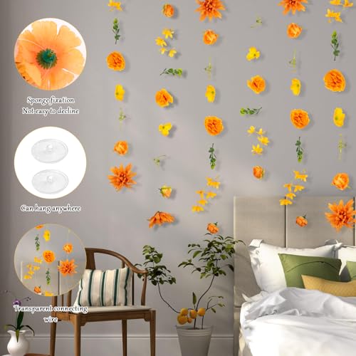 Guirlande de fleurs artificielles pour arche de mariage 10m - 4